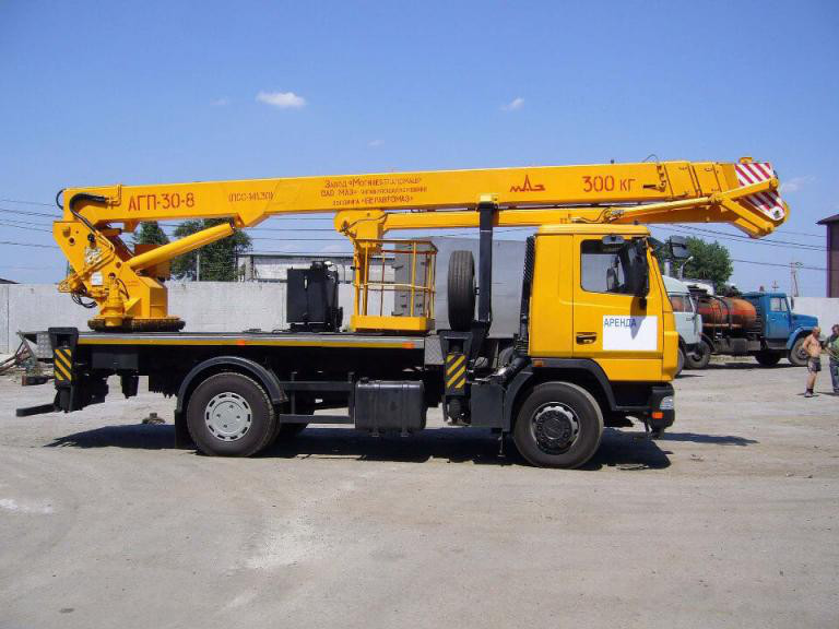 Автовышка АГП-30-8 на шасси МАЗ 5340В2 - 30 метров
