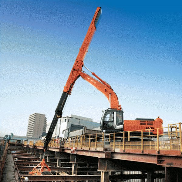 Гусеничный экскаватор c грейфером 22 метра Hitachi ZX225USRLC